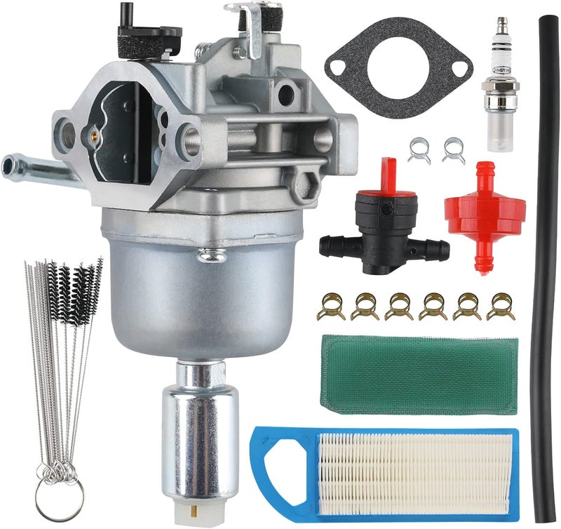 Tang Carburetor for B&S 594601 796587 591736 19 19.5 20 20.5 21 HP Engine Craftsman Riding Lawn Mower Tractor Intek Single Cylinder OHV Motor Nikki Carb with Gasket and Cleaning Tools - Image 1